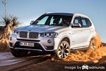 Insurance quote for BMW X3 in Charlotte