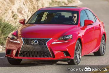 Insurance rates Lexus IS 200t in Charlotte