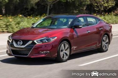 Insurance rates Nissan Maxima in Charlotte