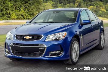 Insurance rates Chevy SS in Charlotte